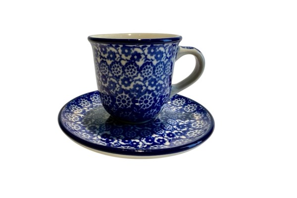 B10 Bunzlau Espresso mokje met schotel 2615X 70ml B10 Tulp Espresso Kop & Schotel 70 ml